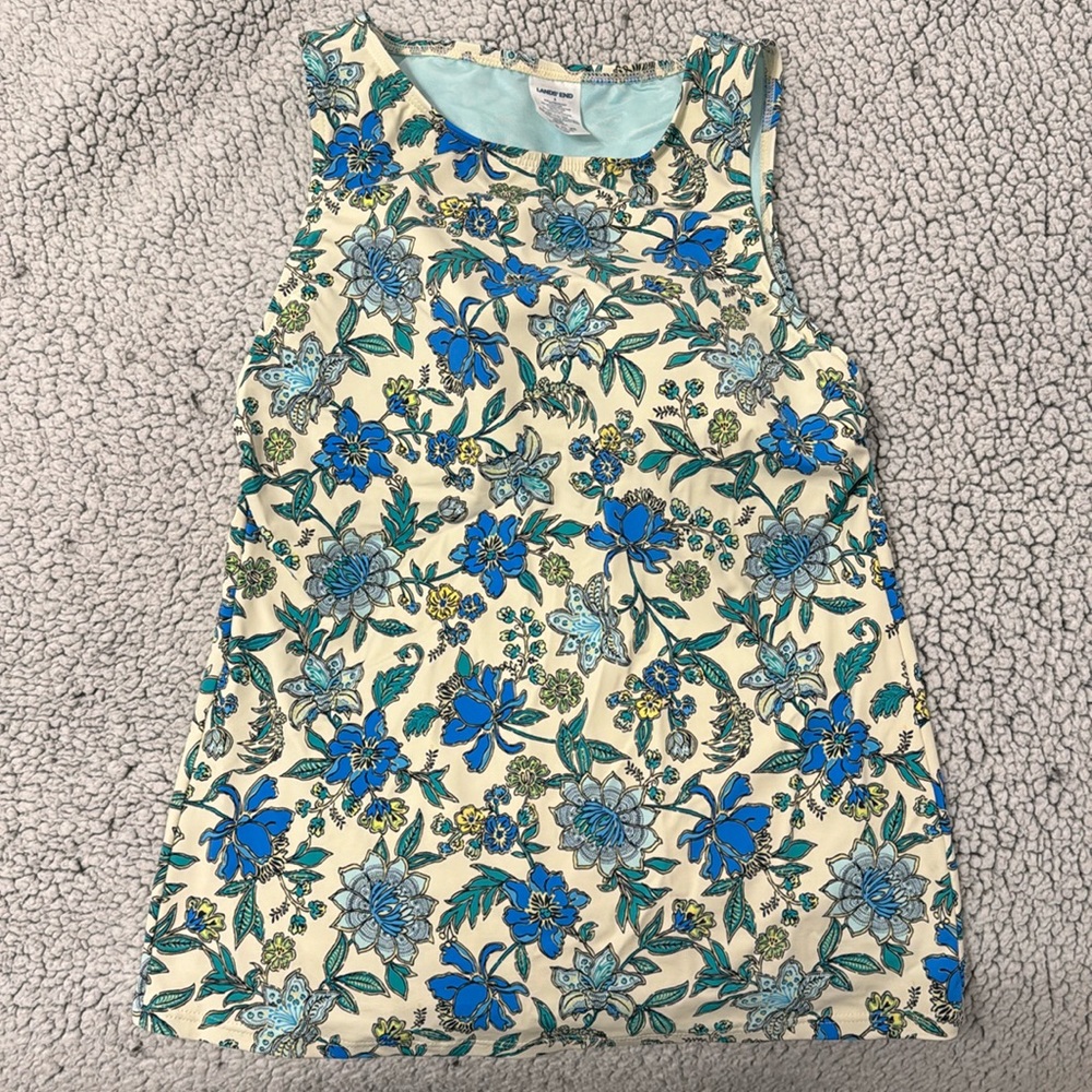 Chlorine Resistant High Neck UPF 50 Sun Protection Tankini Swimsuit Top 8